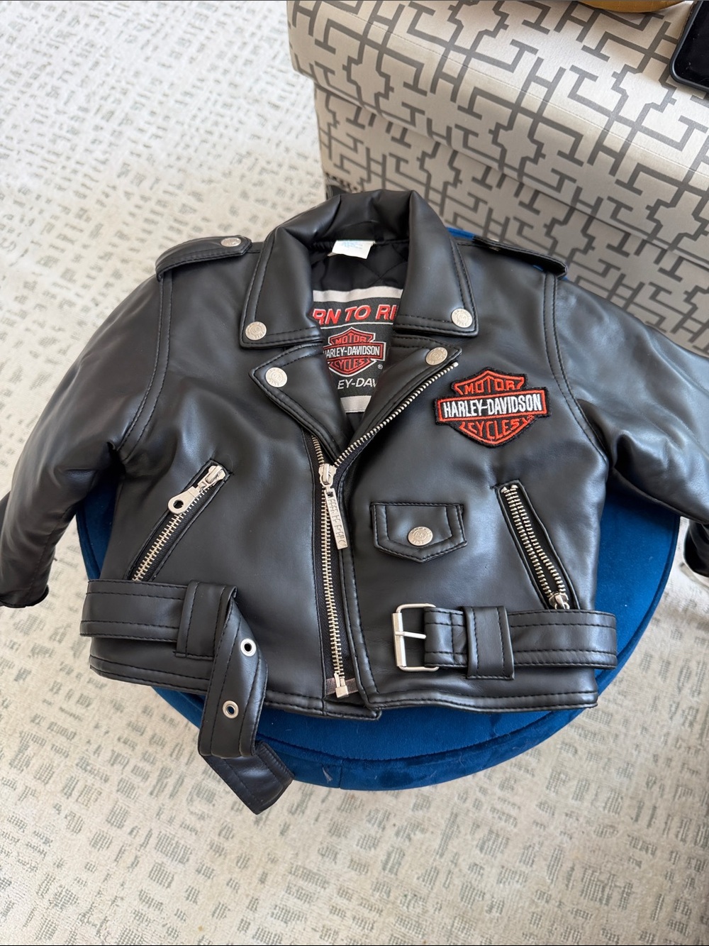 Vintage Harley Davidson Baby Jacket